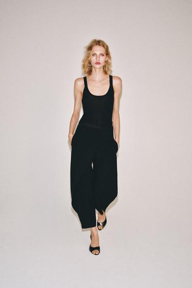MULES À TALONS EN CUIR - Noir de Zara - Image 3