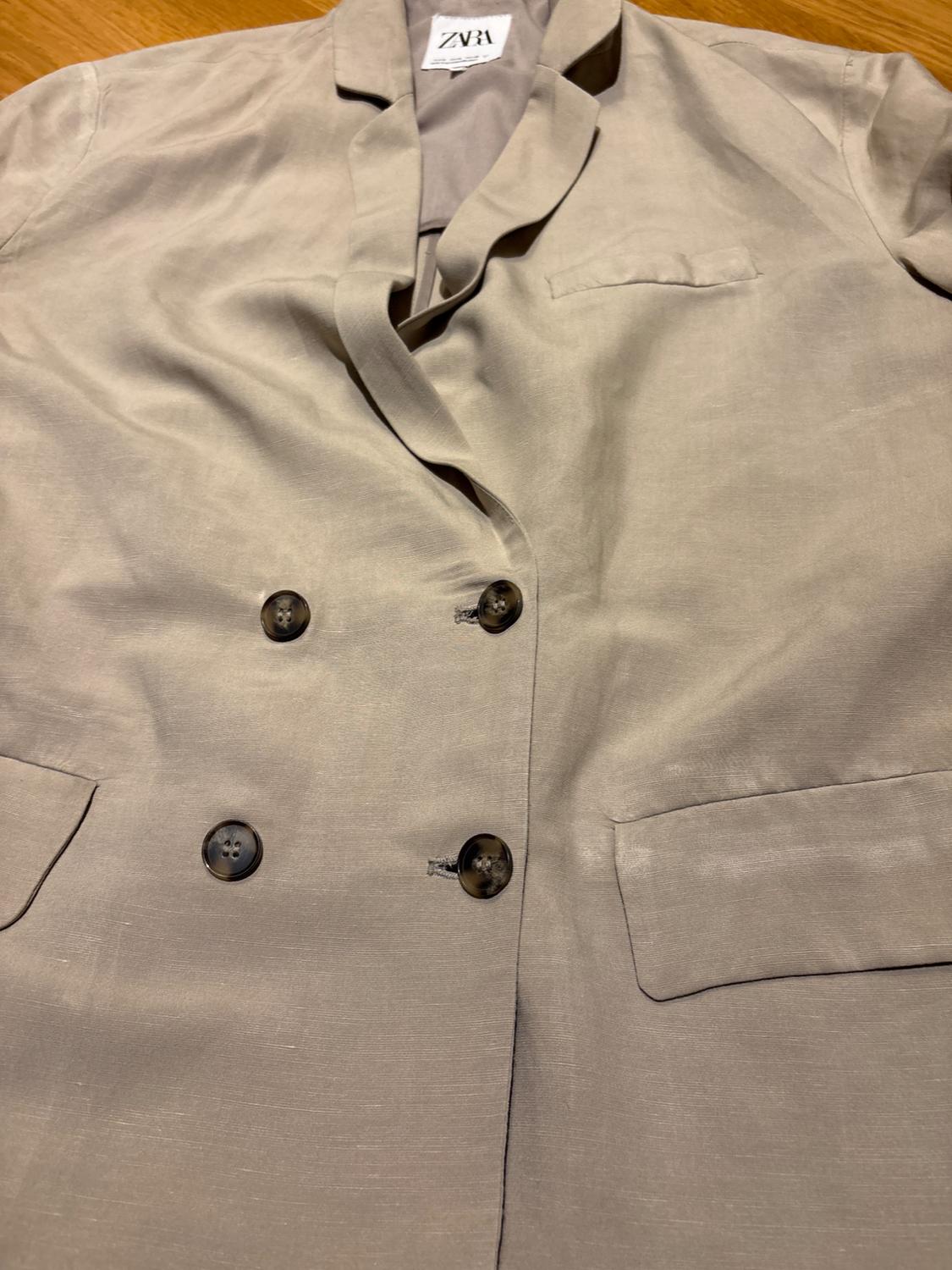 OVERSIZE LINEN BLAZER - Image 4