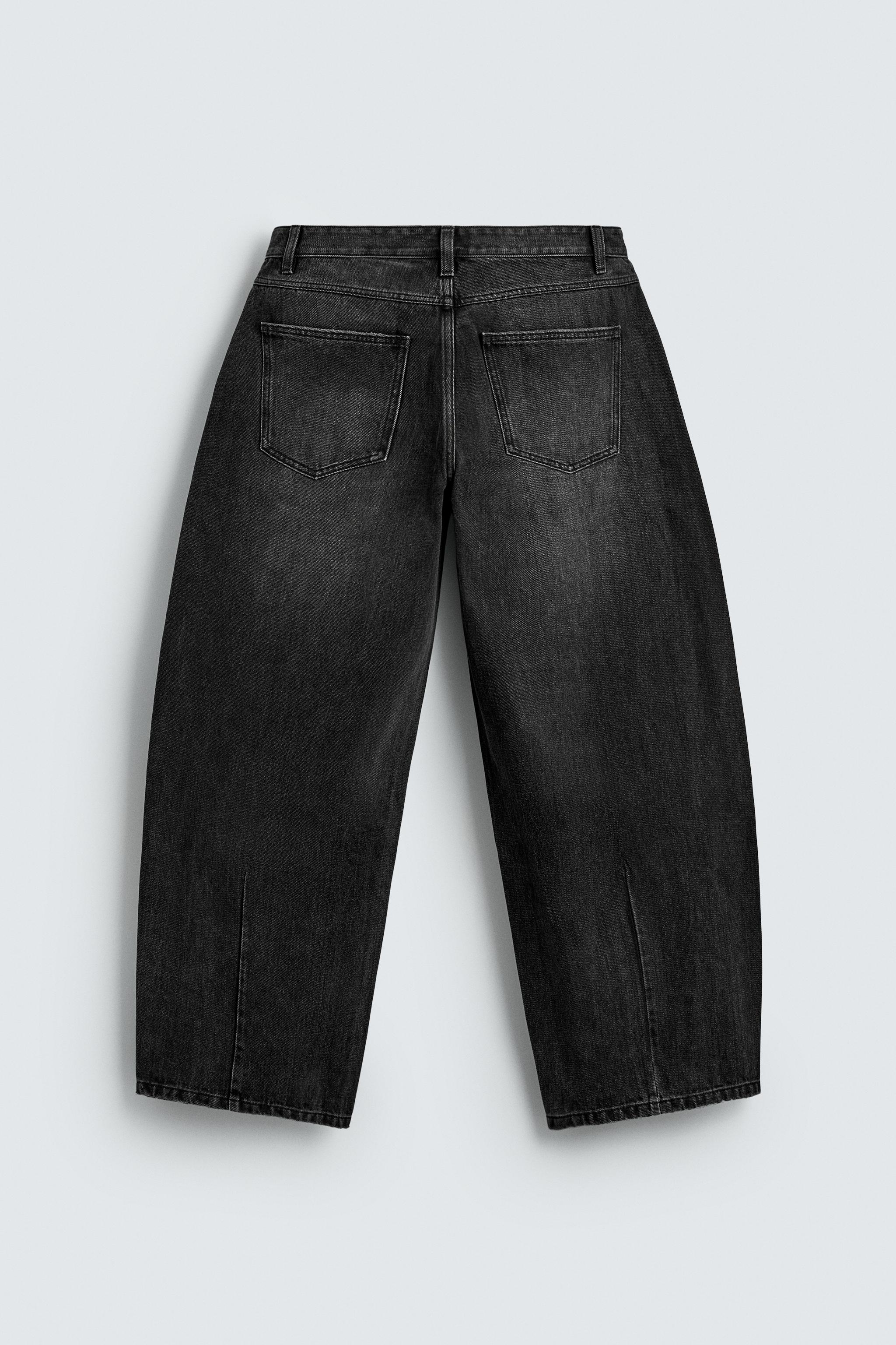 JEANS BALLOON FIT À FERMETURES ÉCLAIR