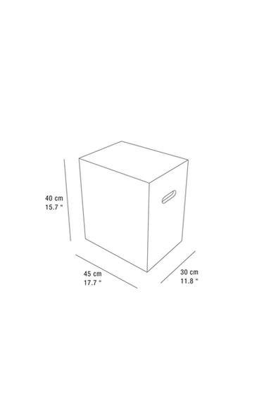 TABLE D’APPOINT CUBE BOIS - Marron de Zara - Image 5