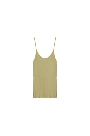 SUPIMA® VEST TOP - Oil by Zara