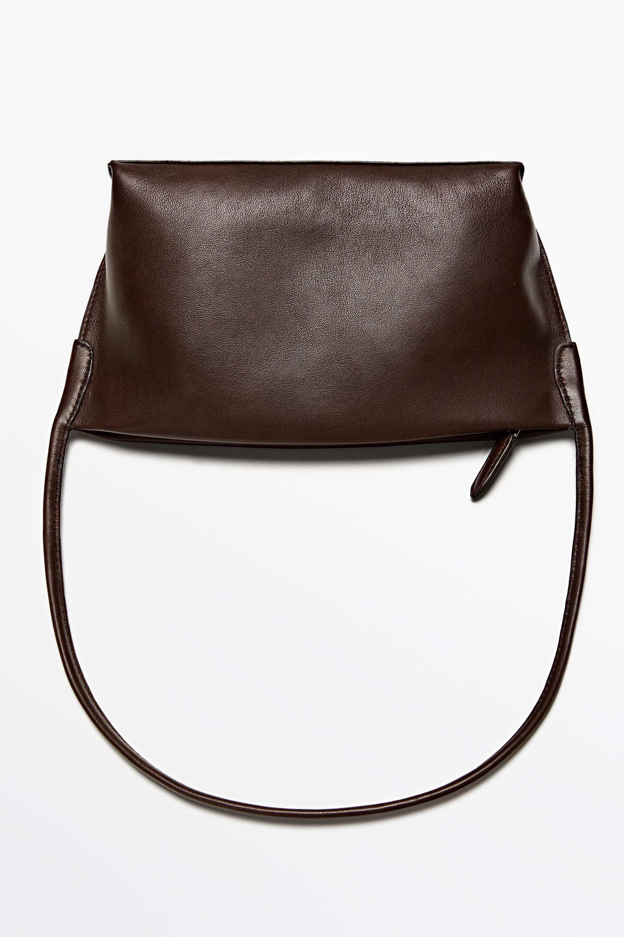 Sac porté épaule en cuir nappa