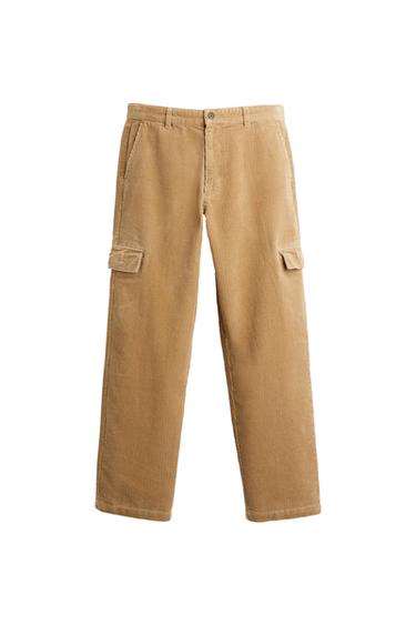 CORDUROY CARGO TROUSERS