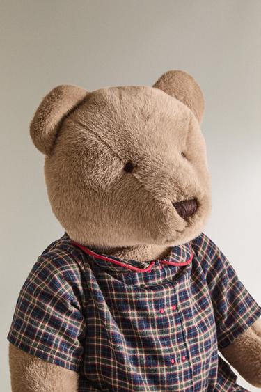 CHILDREN'S CHRISTMAS BEAR SOFT TOY (60 CM) - Brown by Zara - Image 2