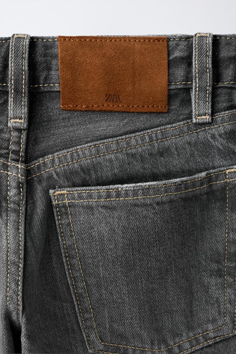 Jeans de pierna recta con rotos 4