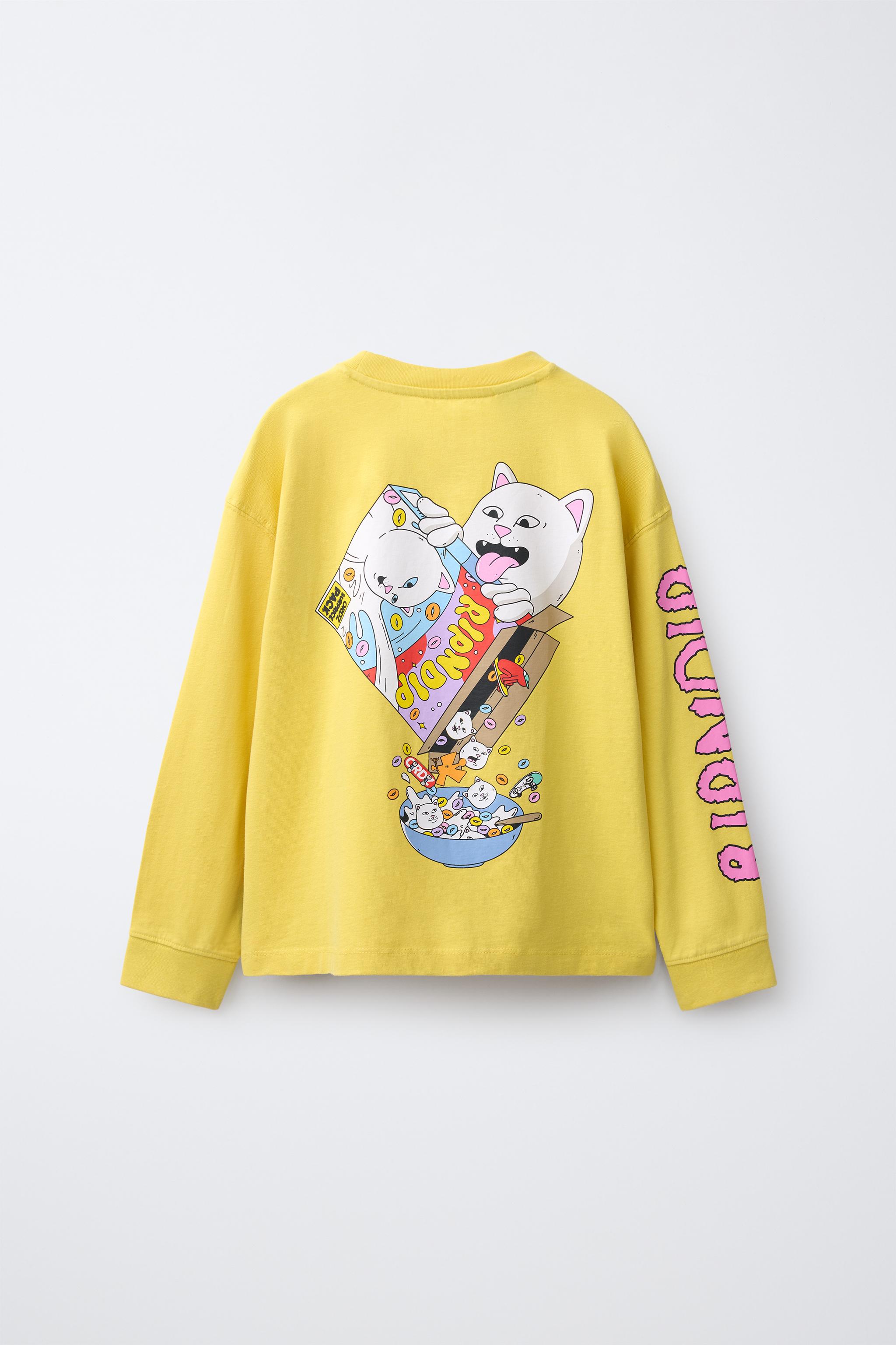 T-SHIRT À IMPRIMÉ LOGO RIPNDIP © X ZARA KIDS