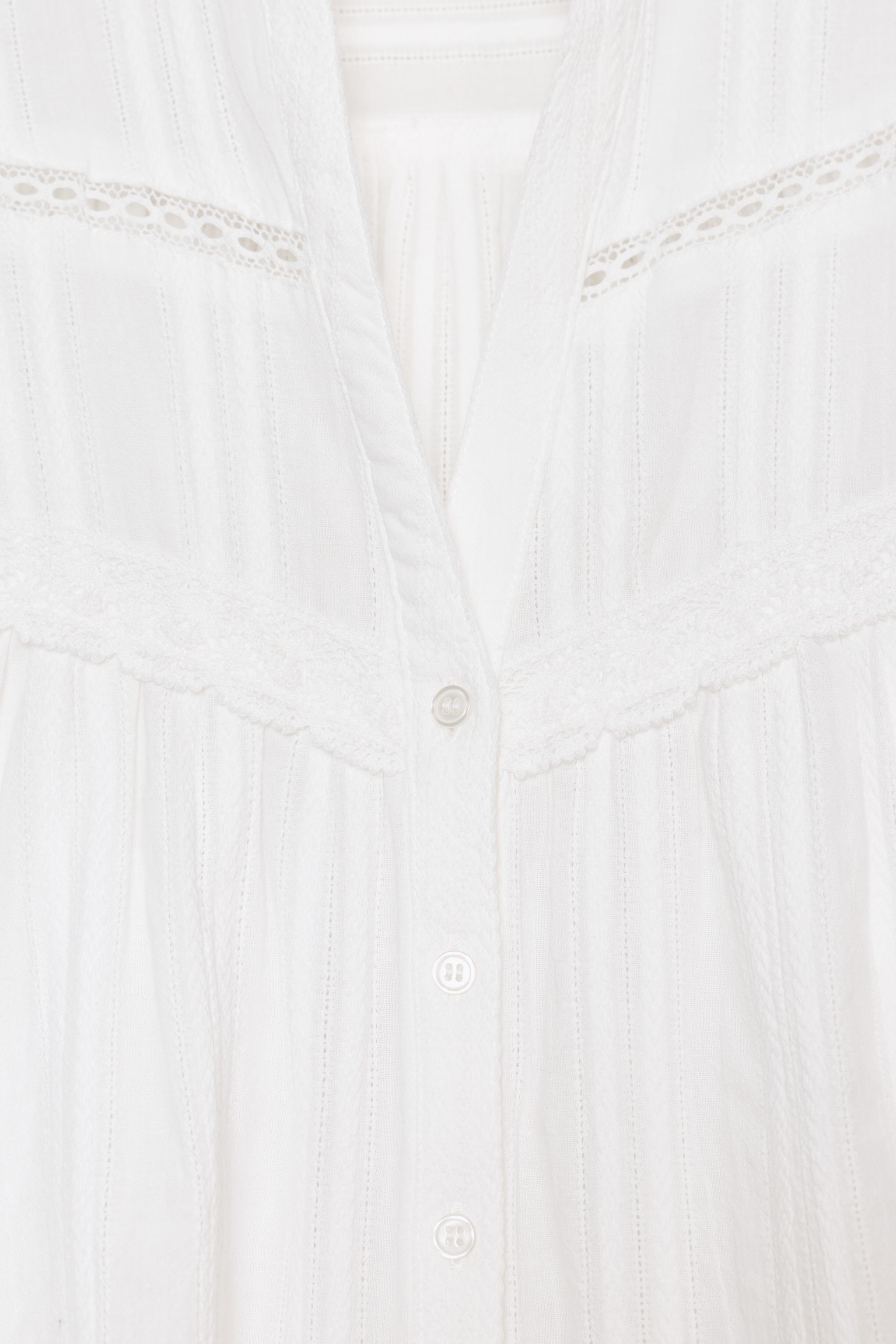 LACE TRIM SHIRT
