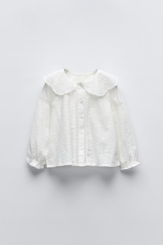 ROMANTISCHE BLOUSE - Wit | ZARA Nederland / Netherlands