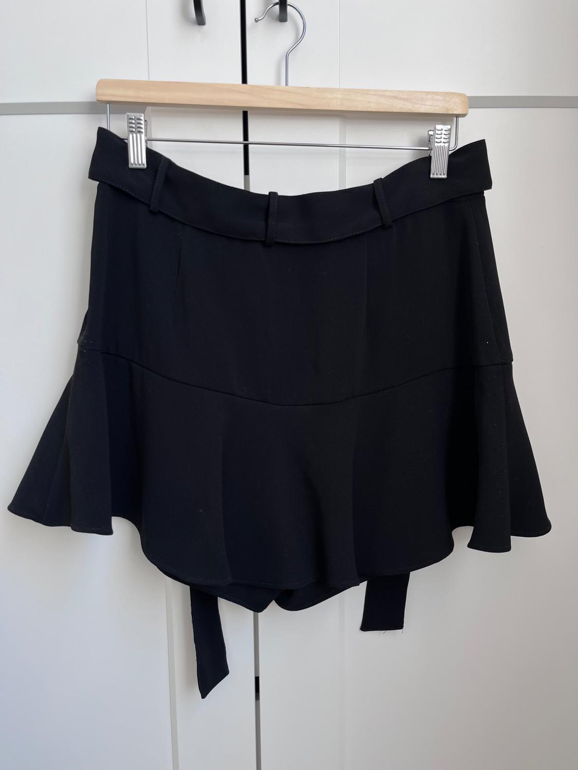 SKORT WITH TIED BELT - Image 4
