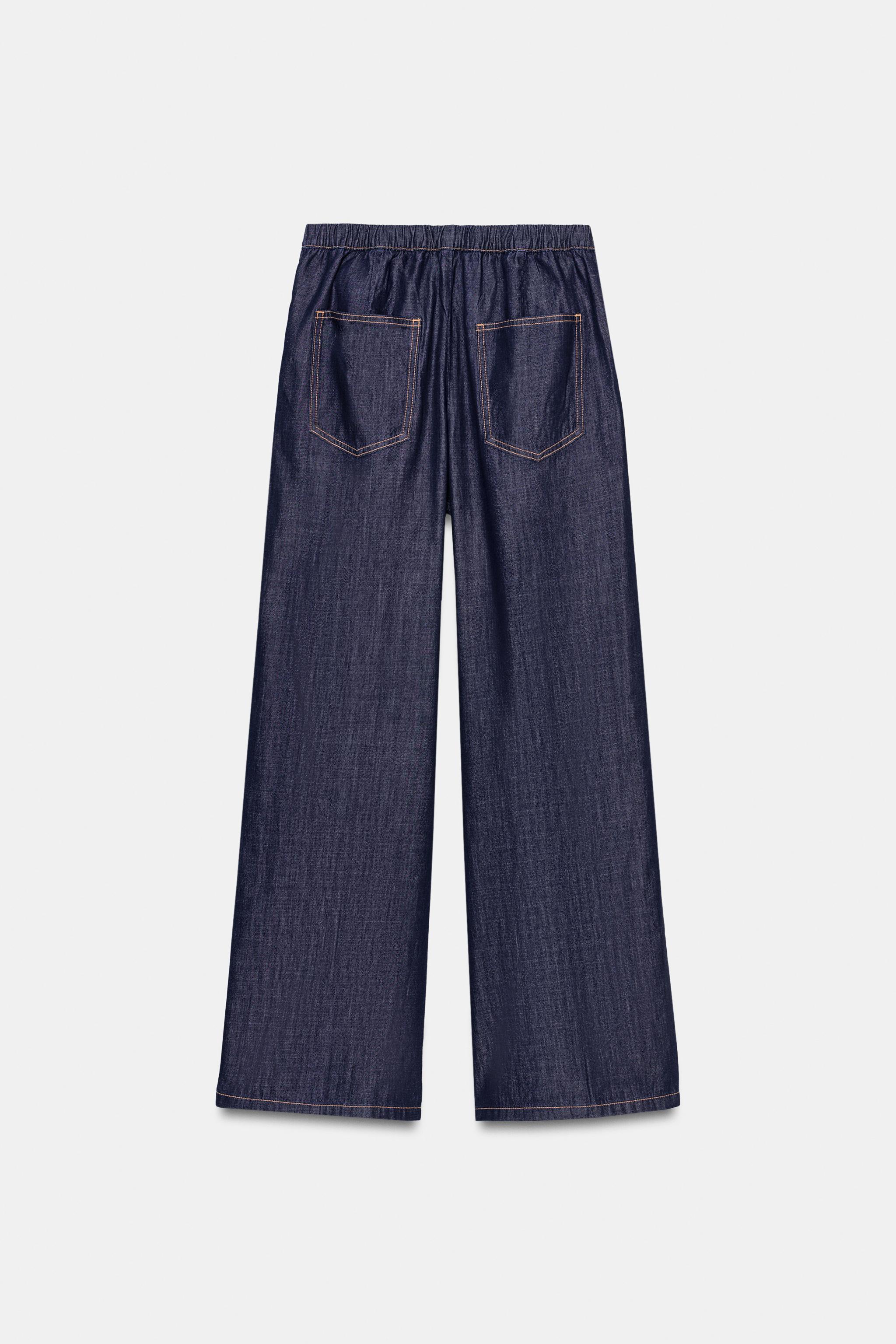 Z1975 YÜKSEK BEL JOGGER GENİŞ PAÇA JEAN - Görsel 9