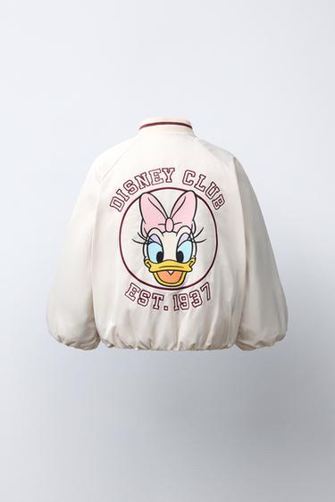 DAISY © DISNEY EMBROIDERED BOMBER JACKET - Ecru by Zara