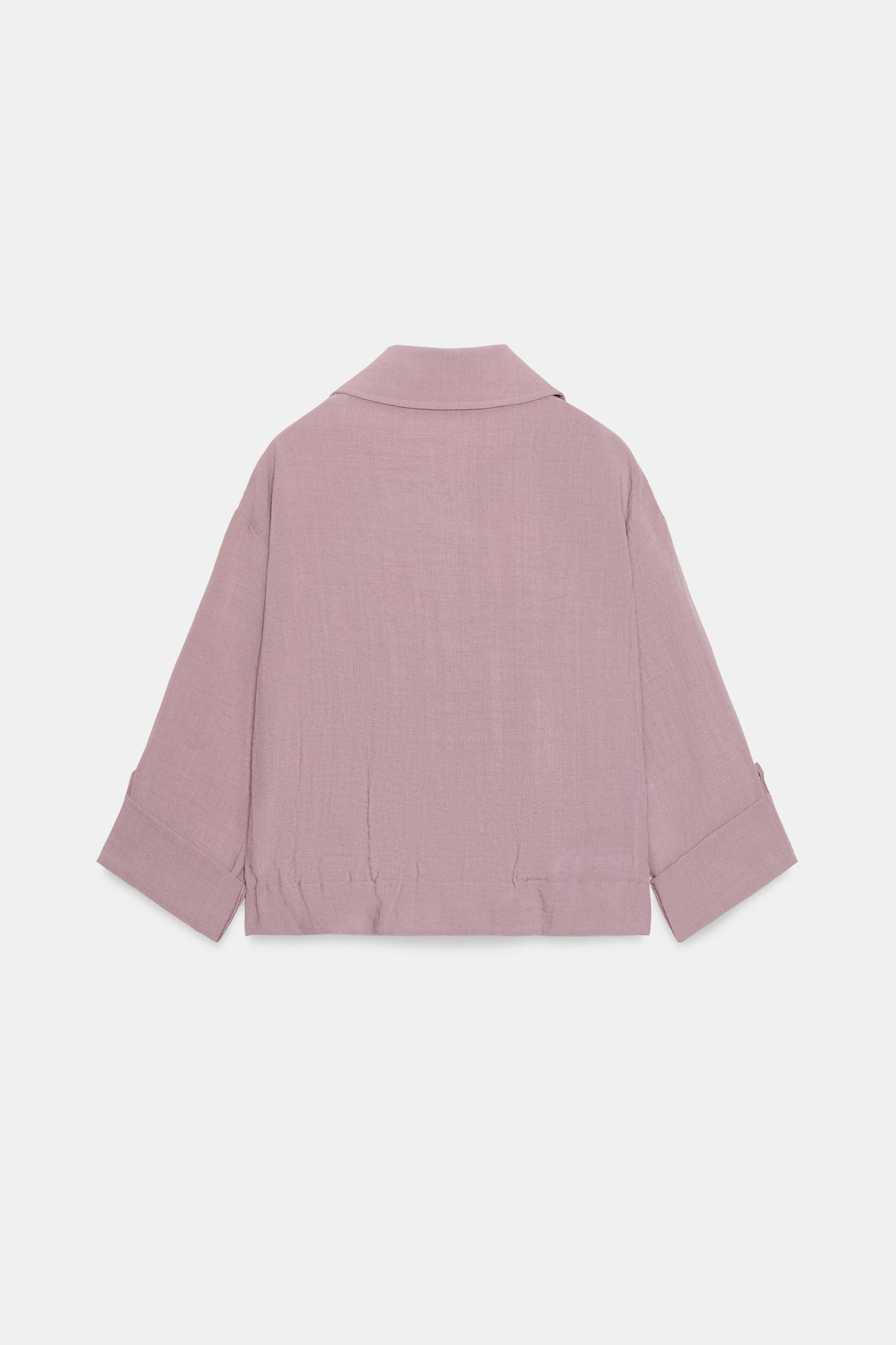 VESTE COURTE MANCHES RETROUSSÉES