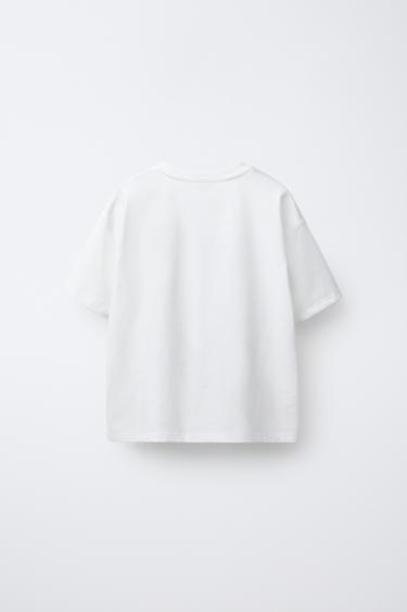 T-SHIRT À IMPRIMÉ PHOTOGRAPHIQUE - Blanc de Zara - Image 1