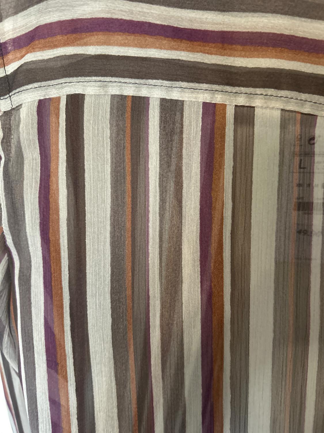CAMISA SEMITRANSPARENTE RAYAS - Image 3