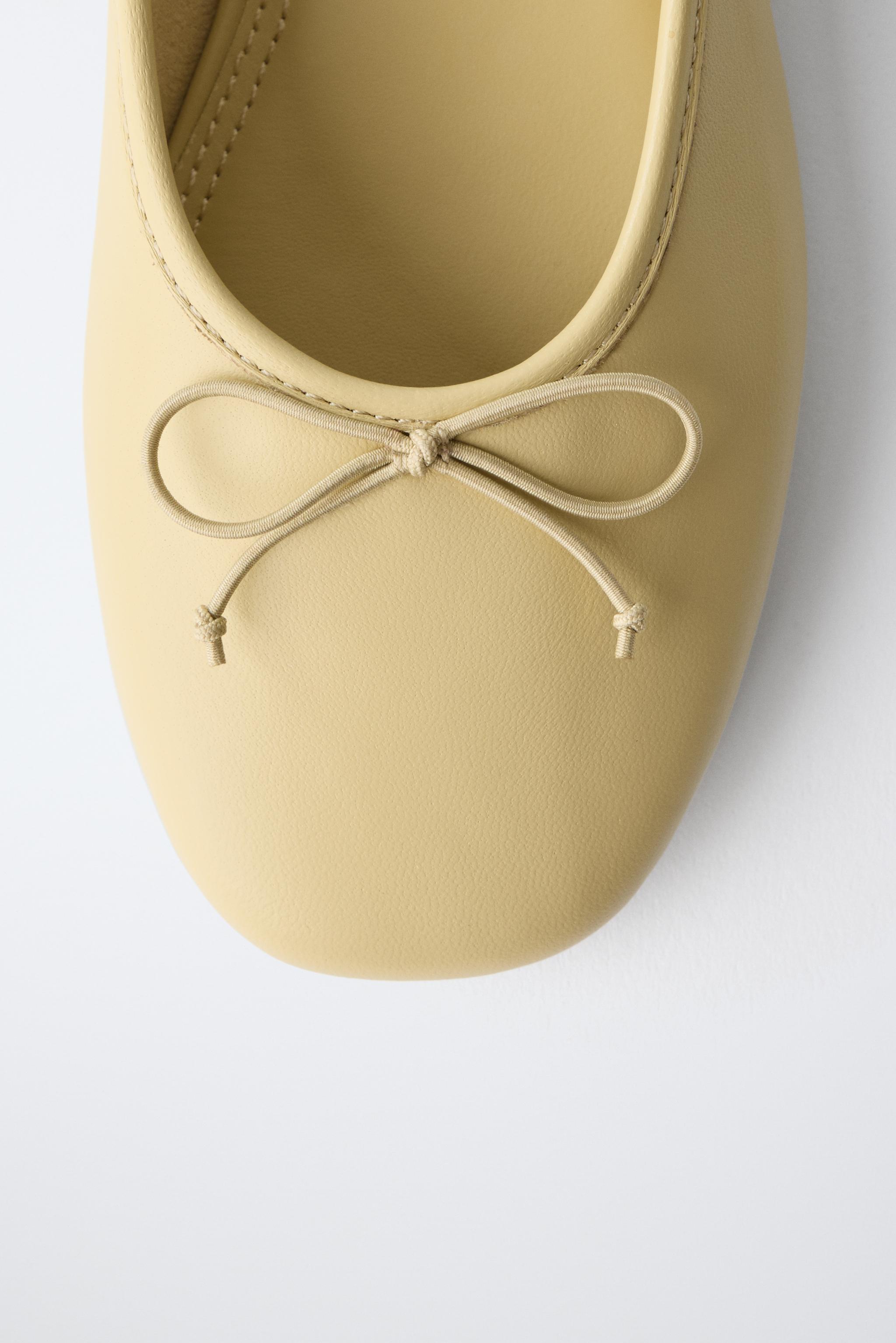 LEATHER BALLET FLATS