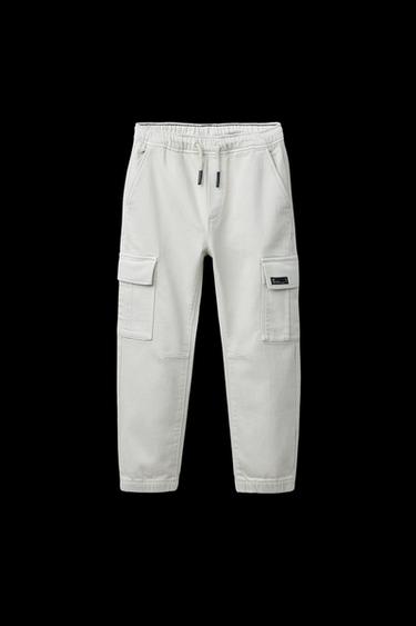 WEICHE CARGO-JOGGINGHOSE - Cremefarben von Zara - Bild 0