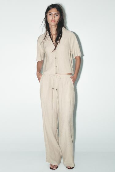 SHORT SLEEVE SHIRT - Sand by Zara