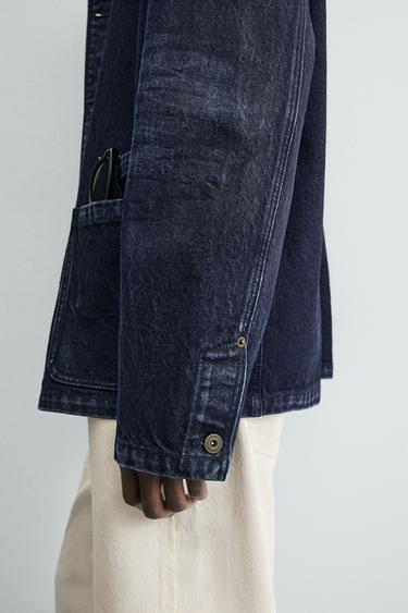 POCKET DENIM JACKET - Blue by Zara - Image 4