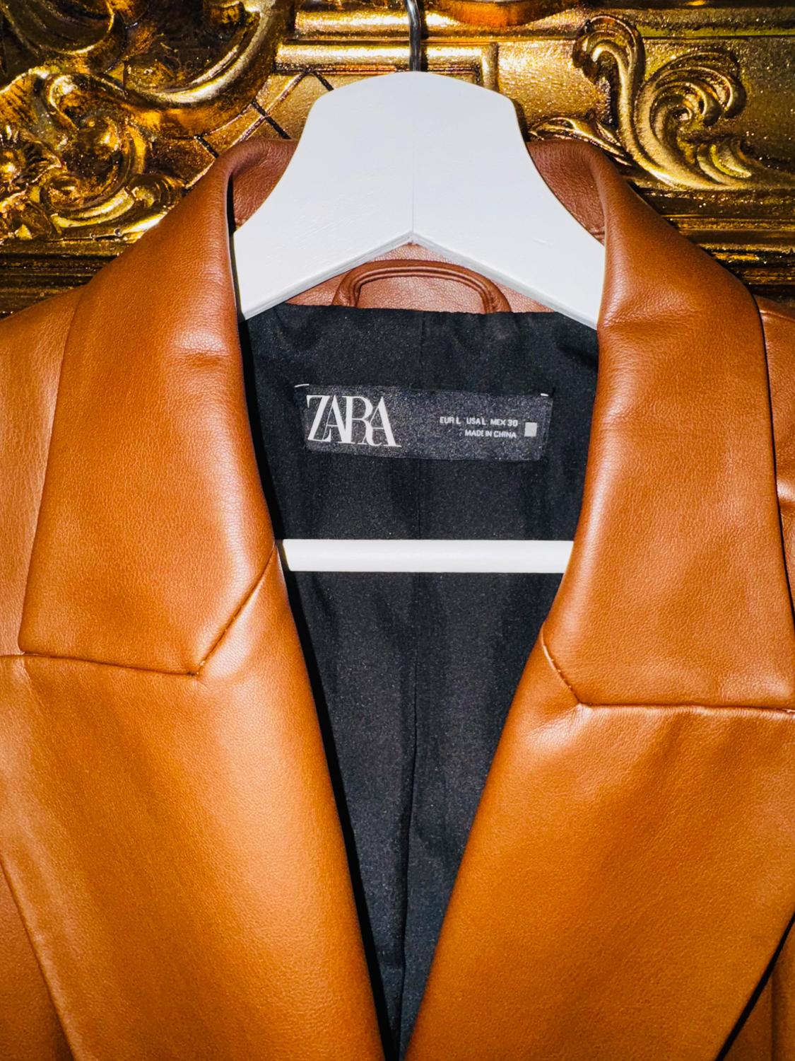 FAUX LEATHER BLAZER - Image 5