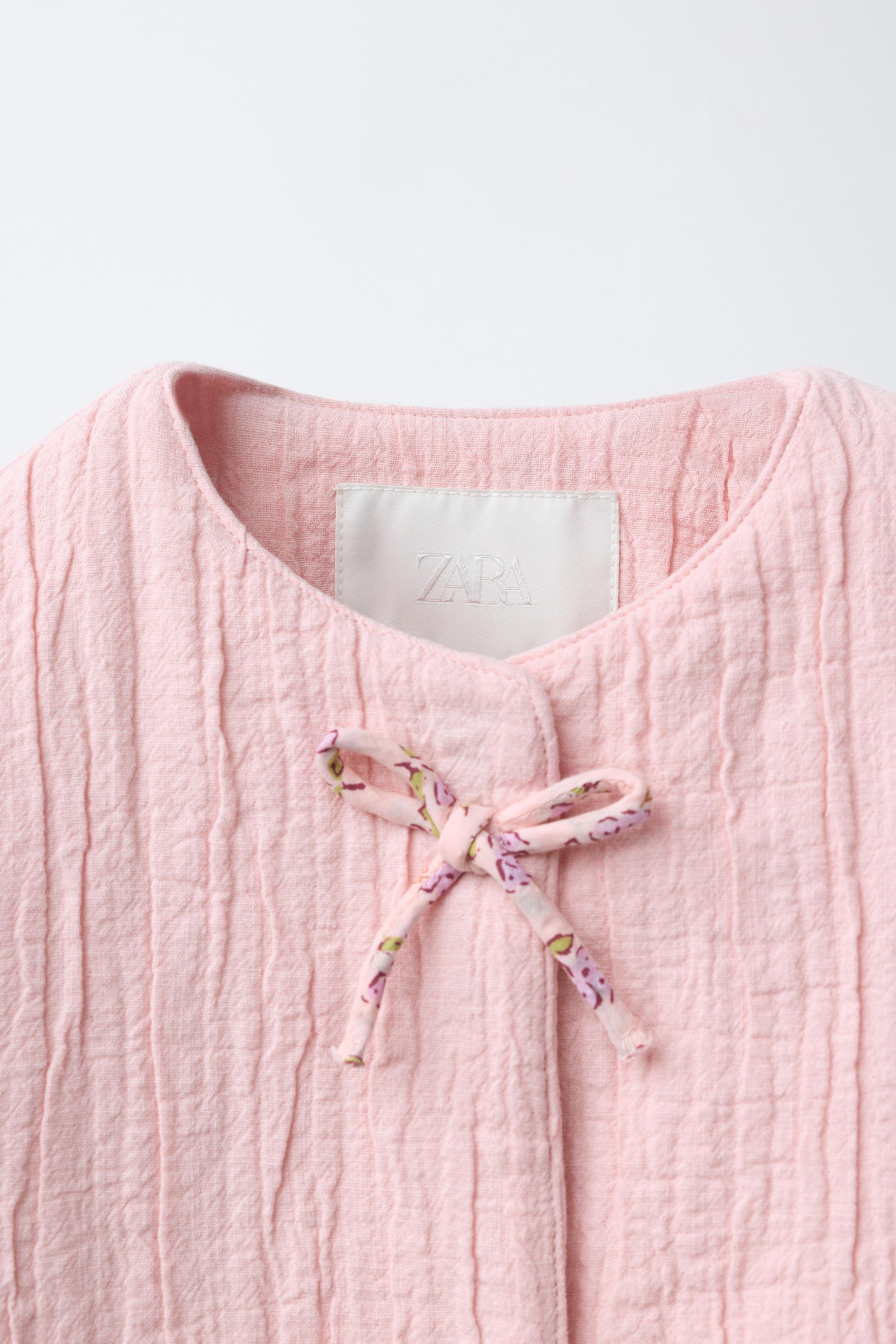 BOW TEXTURED JACKET