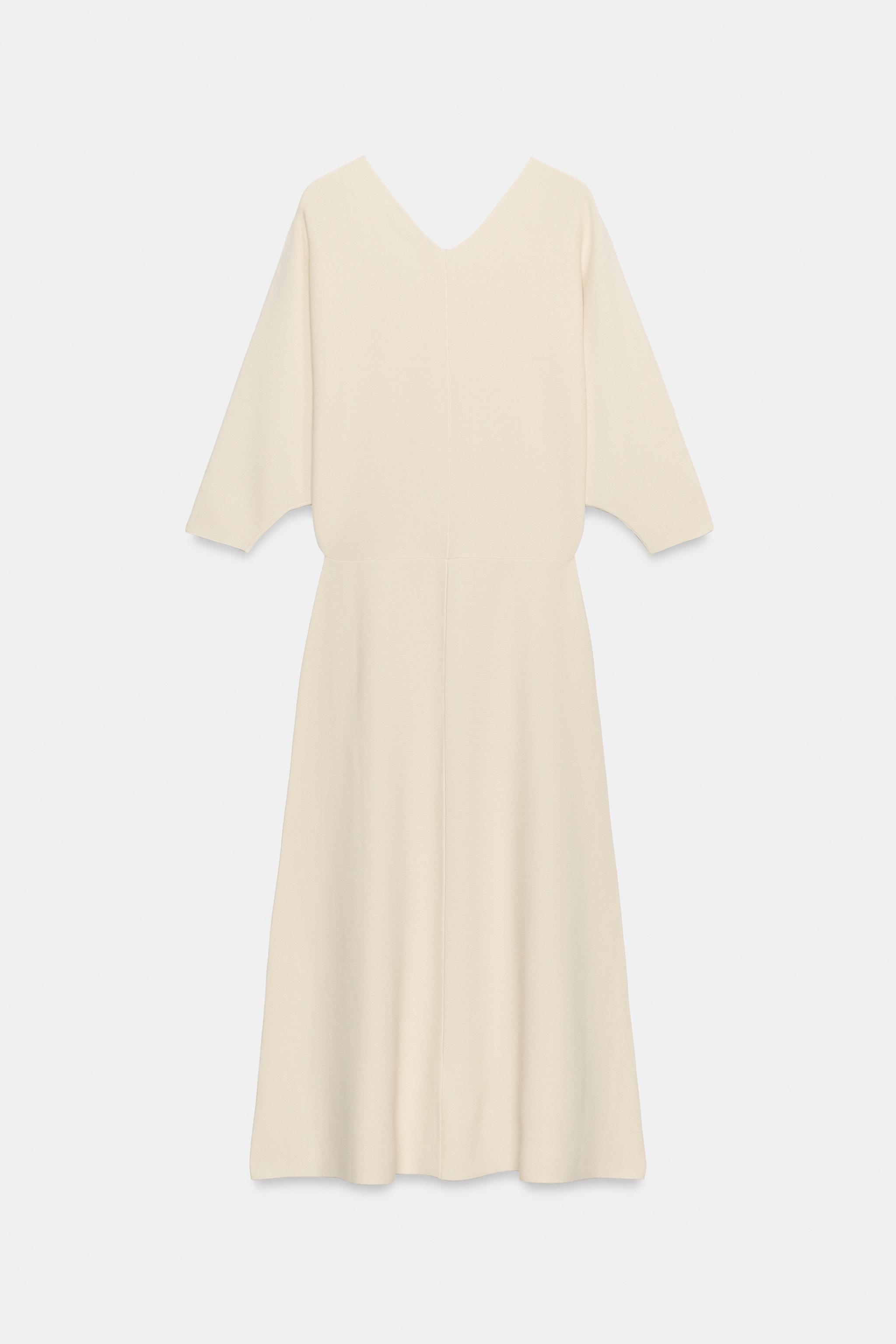 KNIT MIDI DRESS