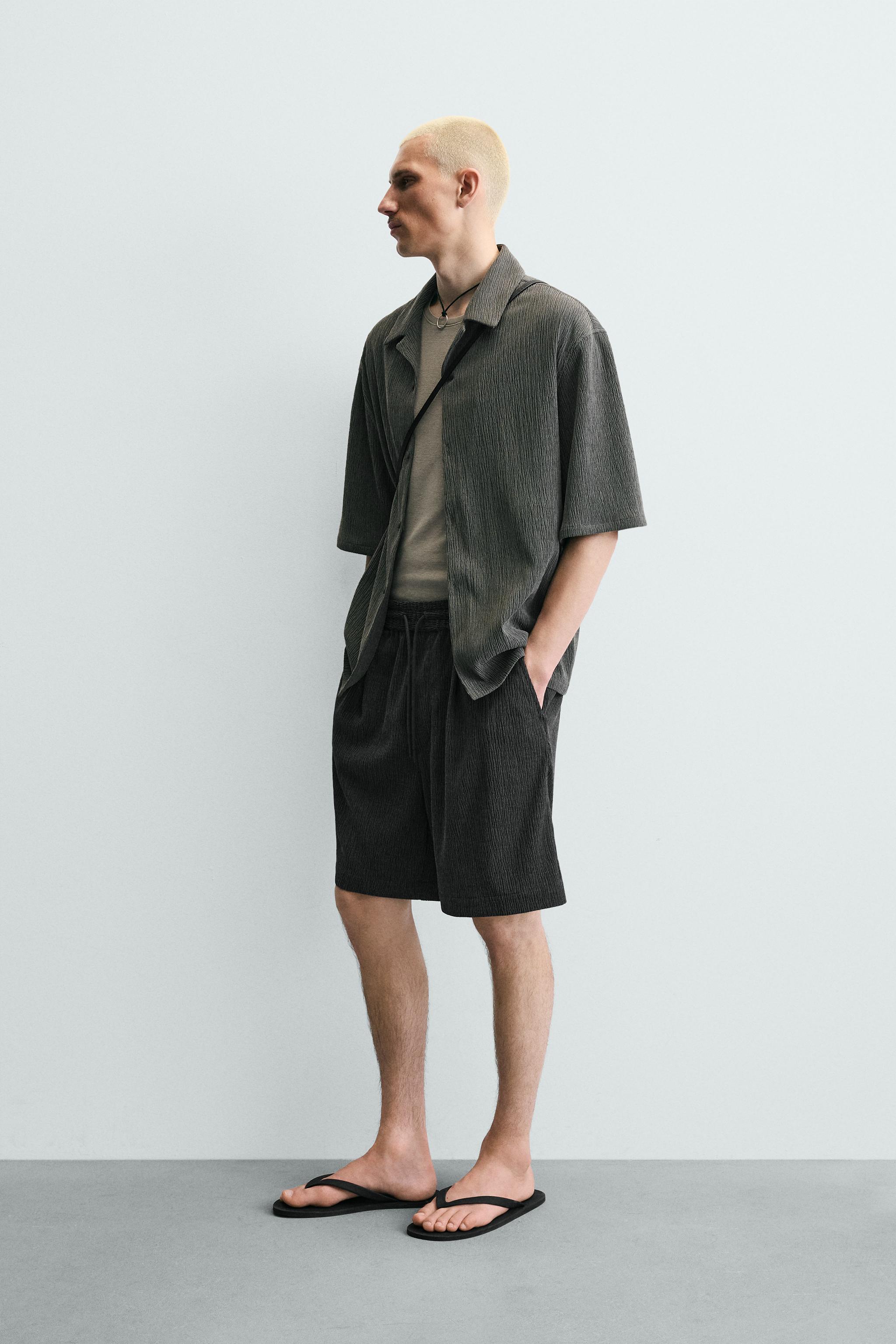 TEXTURED RELAXED FIT SHIRT