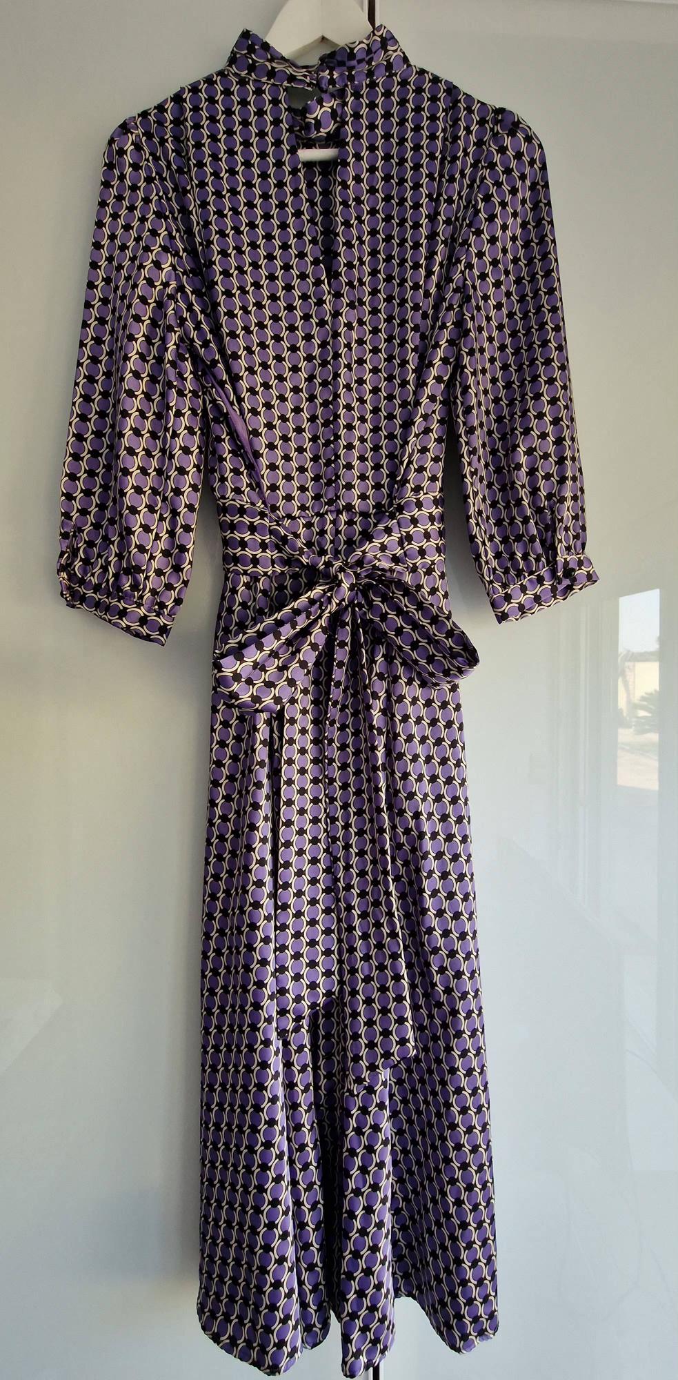 PRINTED MIDI DRESS - Image 4