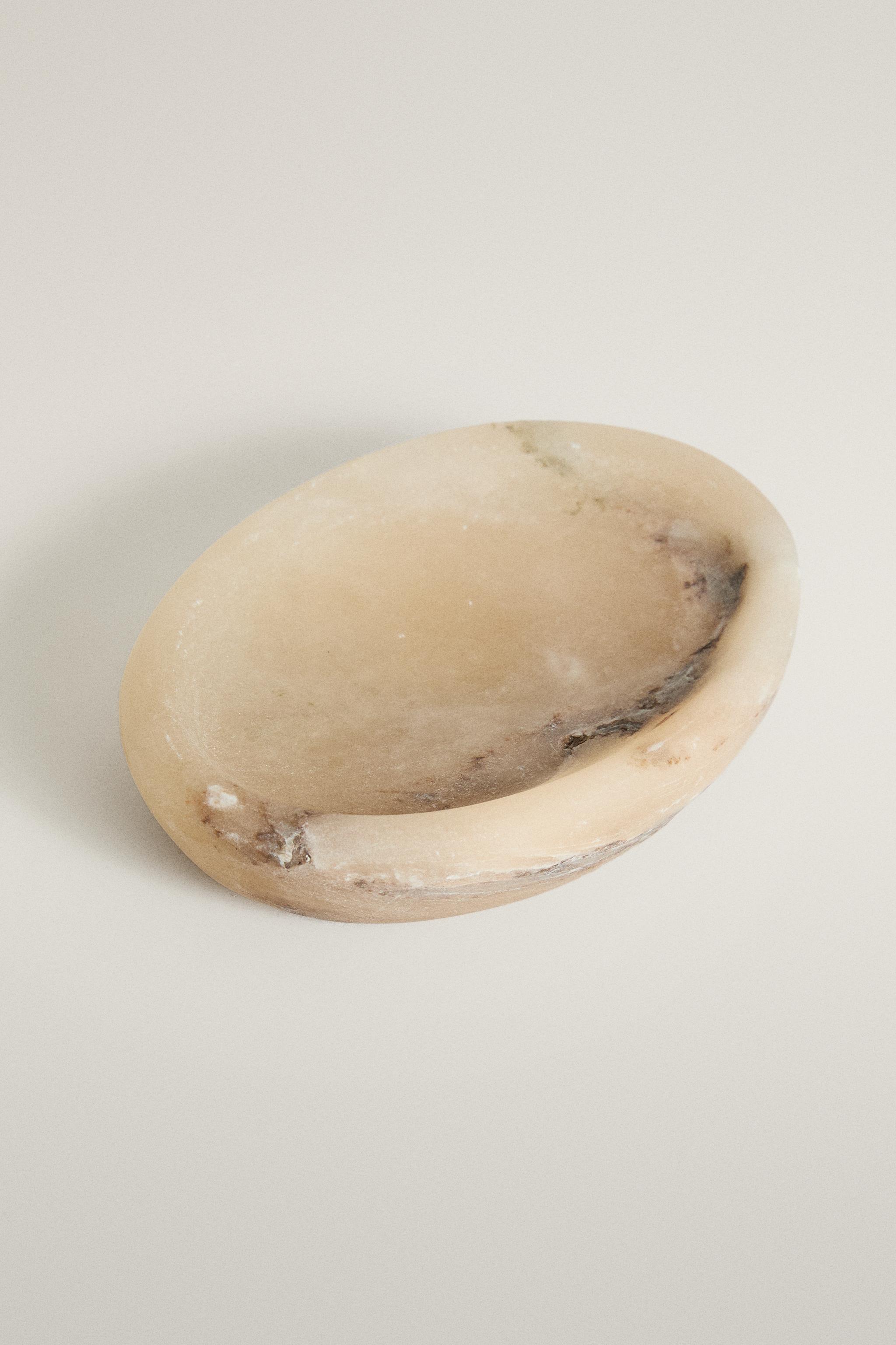 ALABASTER BATHROOM SOAP DISH
