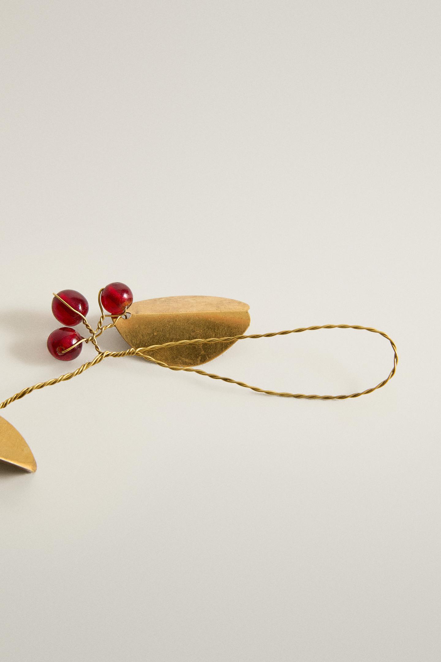 Ёлочные украшения Zara Christmas Leaf Garland, цвет: Золотой — фото 3