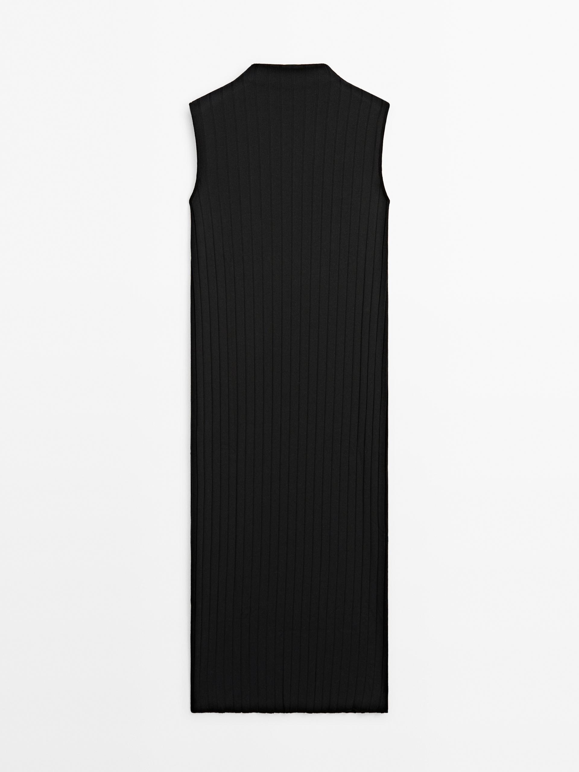 Zara Ribbed Knit Dress  23 Ribbed Dresses You 100% Need For Your