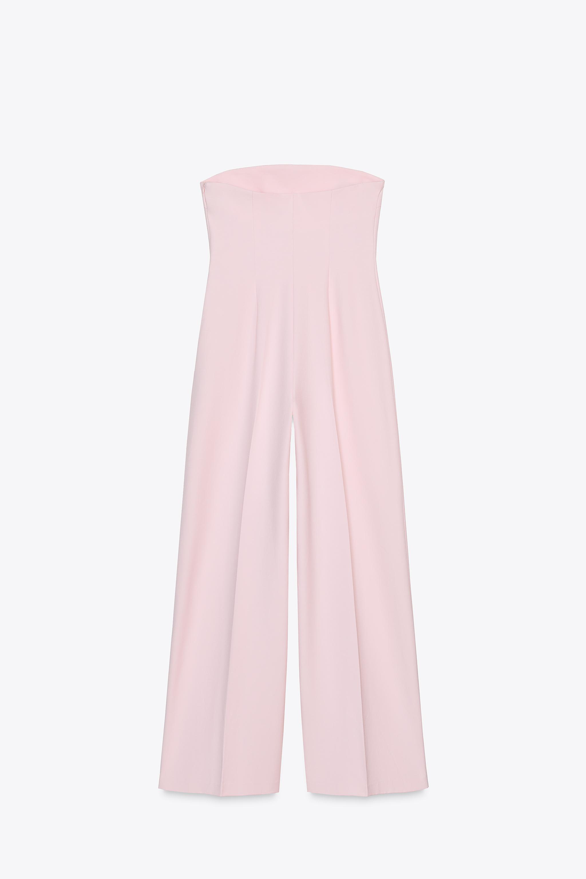 ストラップレス ジャンプスーツ - ライトピンク | ZARA Japan / 日本