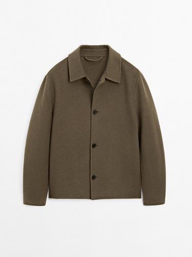 Zara Wool blend jacket - Mid-green
