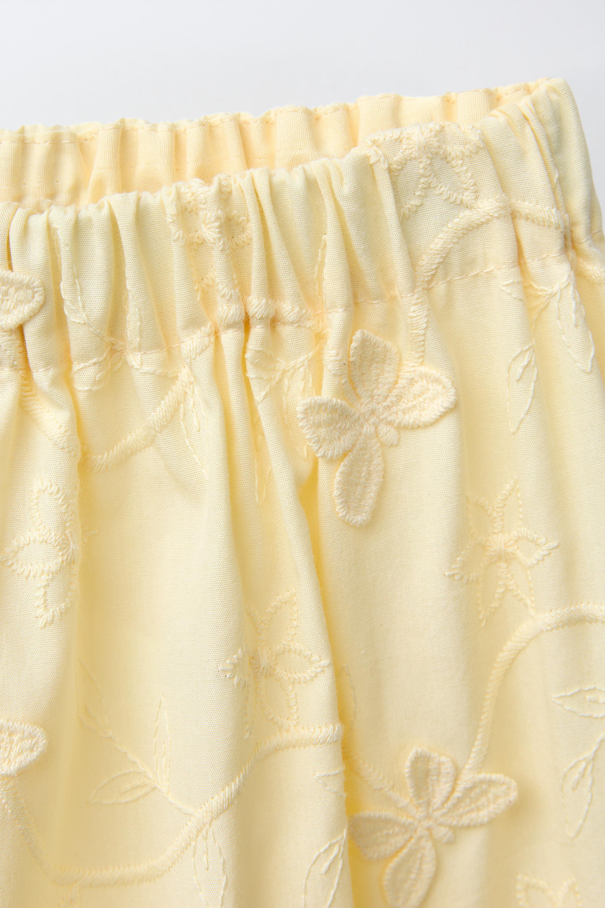 PANTALON JUPE-CULOTTE PAPILLONS TULLE