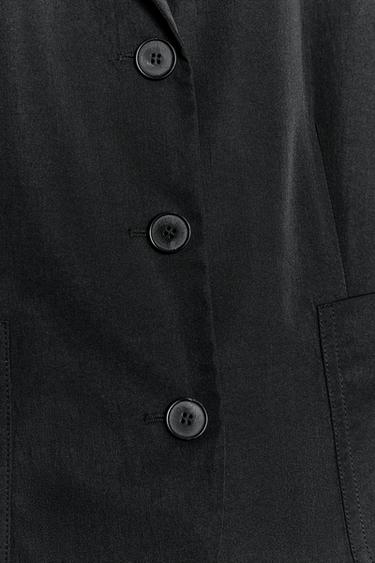 VESTE À POCHES ZW COLLECTION - Noir de Zara - Image 7