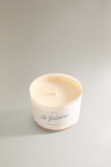 (150 G) VANILLA & NUT SCENTED CANDLE - Ecru / Beige by Zara - Image 1