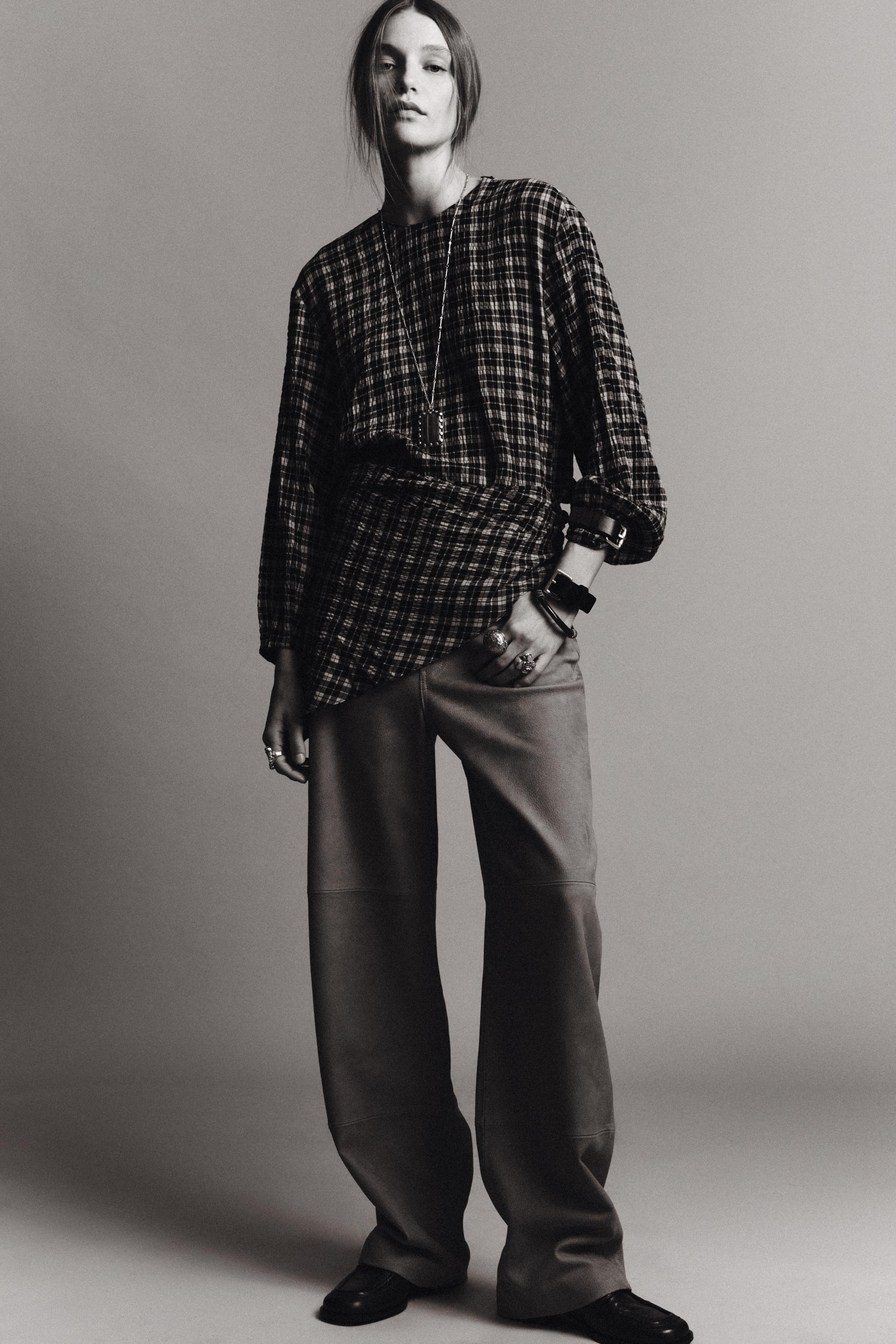 ZARAマルチカラー ネルシャツ ZARA ザラ マン 現行タグ☆ 秋冬 長袖 マルチカラー チェック