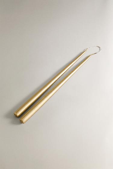 LOT DE BOUGIES DE NOËL (LOT DE 2) - Doré de Zara - Image 1