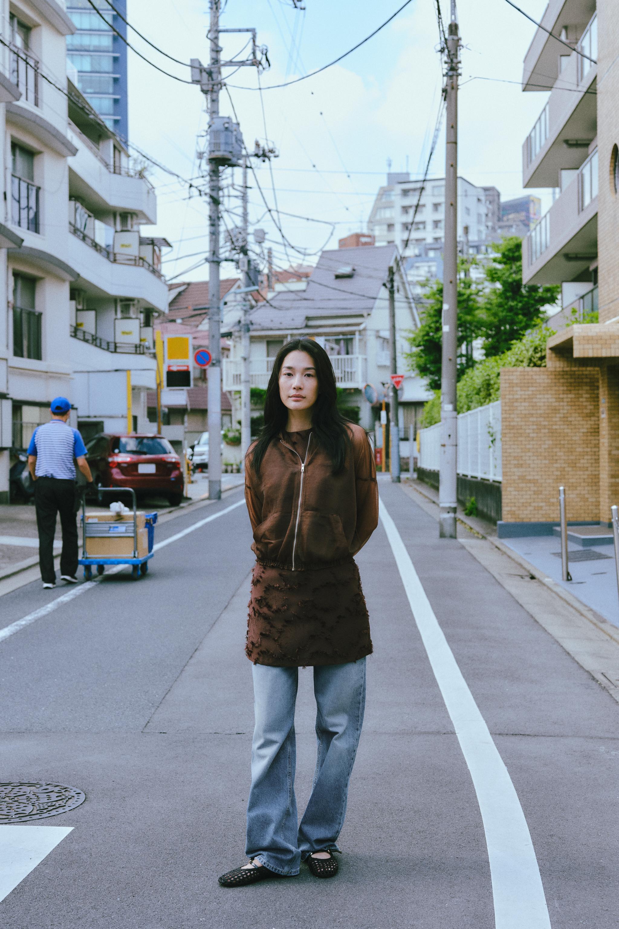 レザーフードジャケット - ブラウン | ZARA Japan / 日本