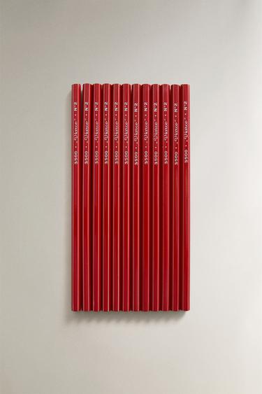 PACK OF VIARCO VINTAGE WOODEN PENCILS - Red by Zara - Image 0