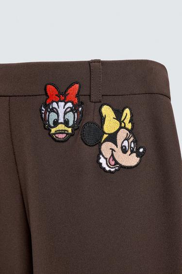 PANTALON COUPE ÉVASÉE PIÈCES HARRY LAMBERT FOR ZARA X DISNEY - Marron de Zara - Image 3