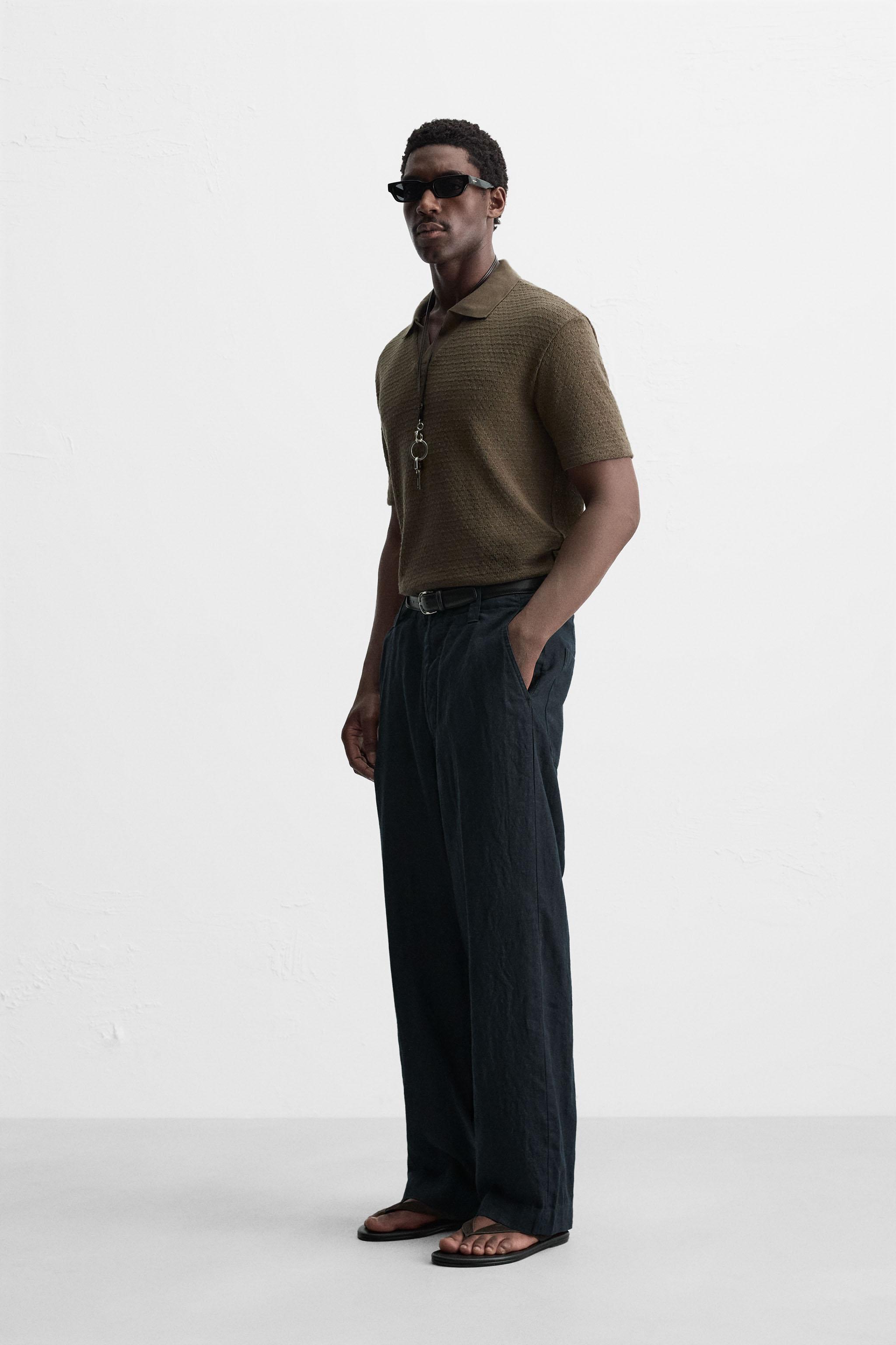 POLO JACQUARD GÉOMÉTRIQUE