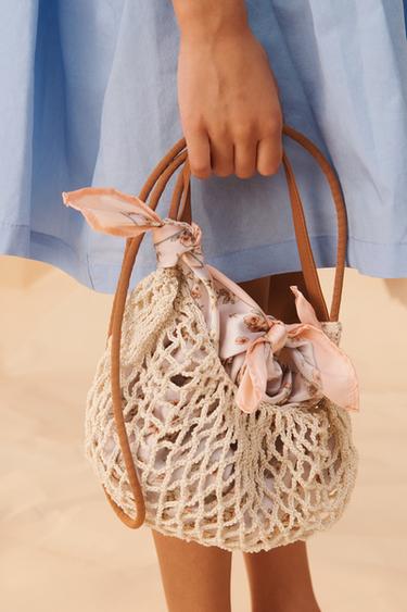 LIMITED EDITION MESH BAG - Ecru White by Zara - Image 1