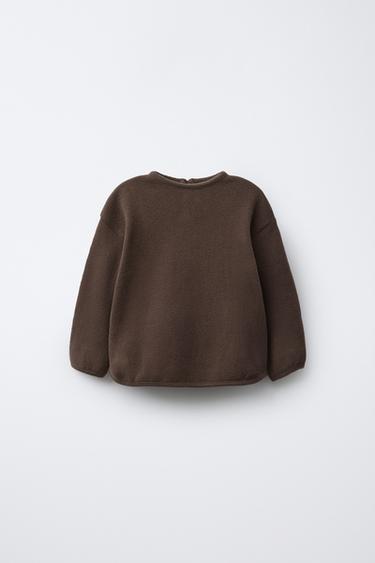 Zara SOFT TOUCH SHIRT - Brown