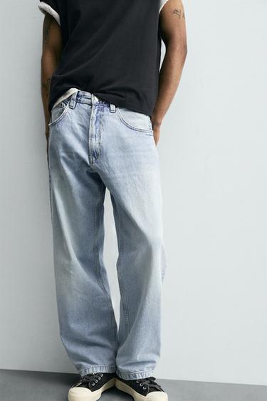BAGGY FIT JEANS - Light blue by Zara