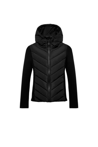 CONTRAST PUFFER JACKET