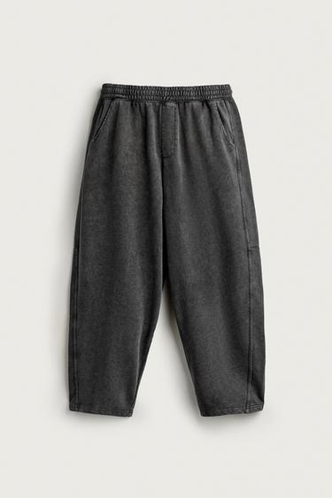 BALLOON FIT JOGGER GALTZAK OINARRIZKOAK - Antrazita iluna, Zara-rena