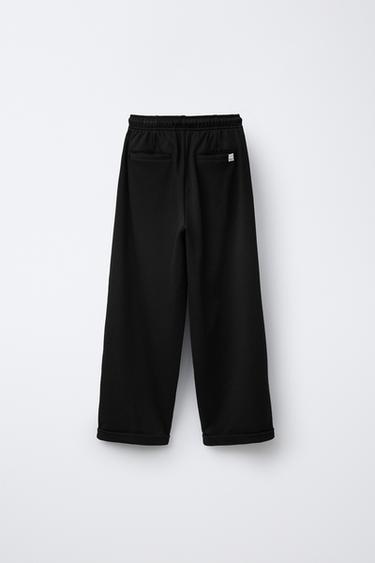 PANTALON STYLE JOGGING CONFORT - Noir de Zara - Image 1