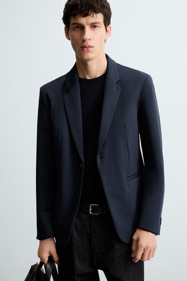 BLAZER SLIM FIT CONFORT - Bleu de Zara - Image 4