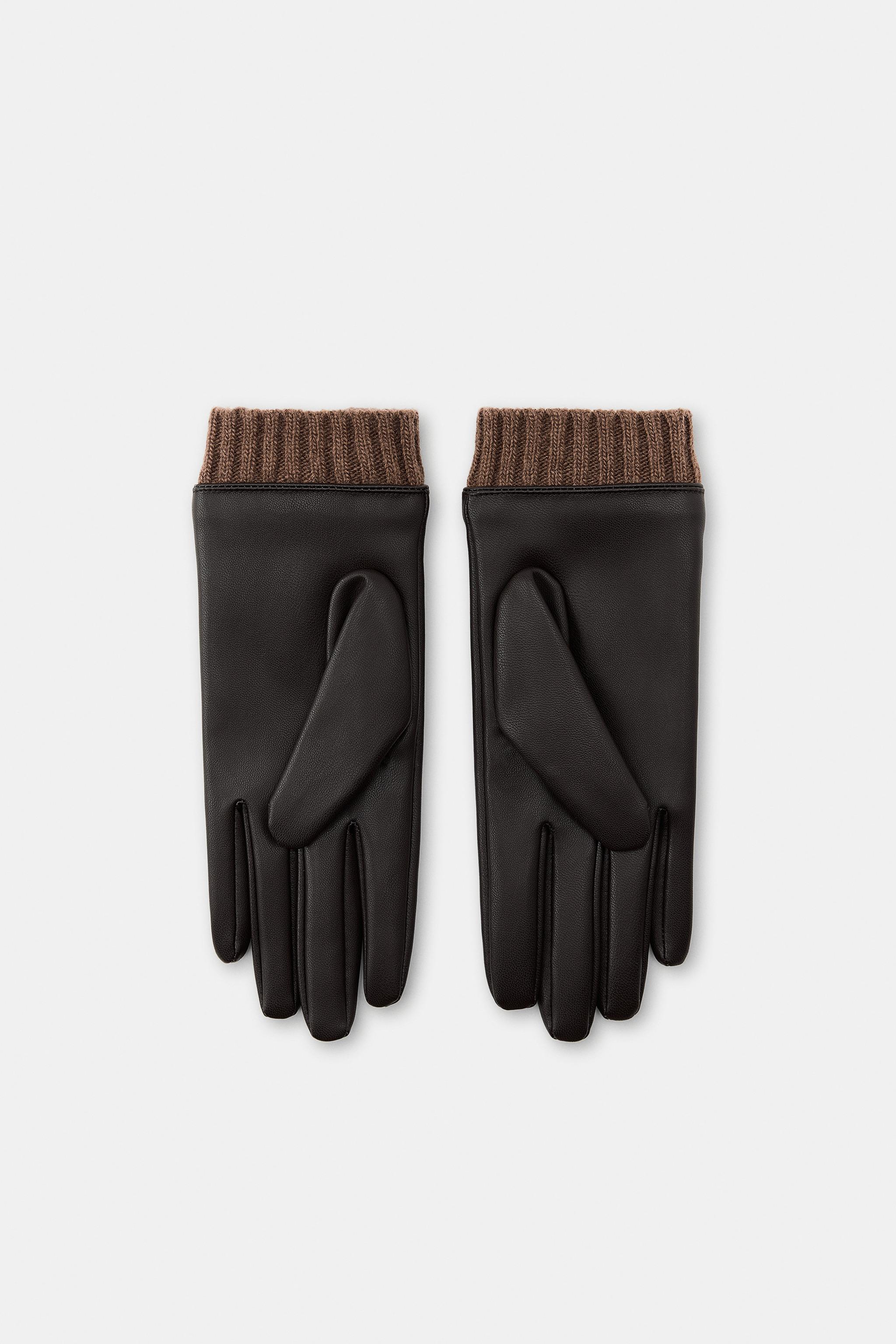 GANTS MATIÈRE SYNTHÉTIQUE AVEC LAINE