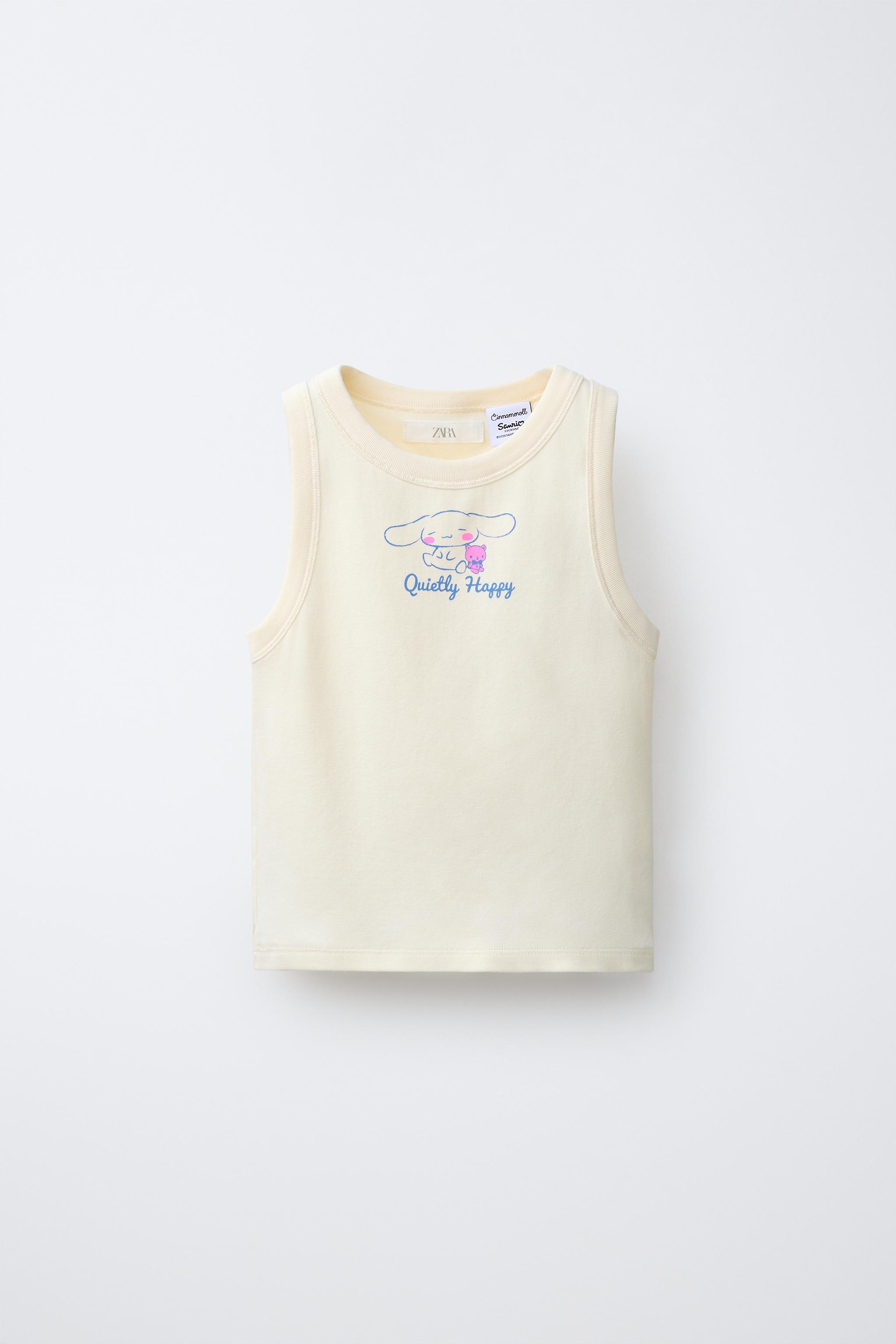 CINNAMOROLL © SANRIO PRINTED TOP — Vanilla